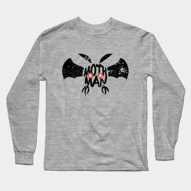 Mothman Symbol Long Sleeve T-Shirt by Cody Litman